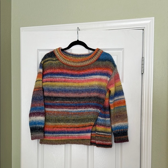 Cinq à Sept Multicolor Striped Sweater - Picture 2 of 10